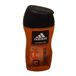 Adidas Team Force Shower Gel 250ml Orange Extract Hydrating For Body Face & Hair